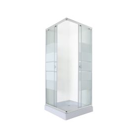 Shower Door Recto blanco 190x80x80 cm