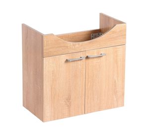 Gabinete con soporte nogal 72x60x42 cm