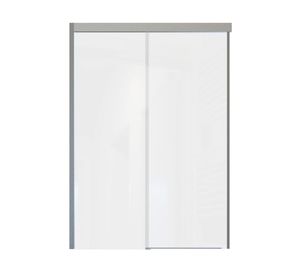 Mampara corredera cromado 140x195x6 cm