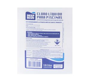 Cloro líquido piscina 10 litros Deep Blue