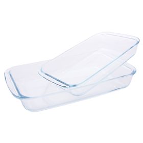 Fuente horno 0,7/1 litro 2 piezas Cotidiana