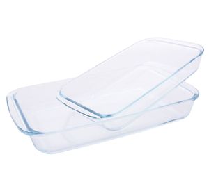 Fuente horno 0,7/1 litro 2 piezas Cotidiana