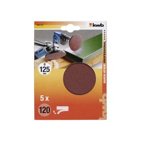 Disco pulir grano 120 125 mm quick stick 488310 KWB