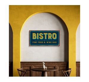 Cuadro metal 15x30 cm D2