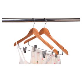 Colgador con ganchos natural 3 piezas