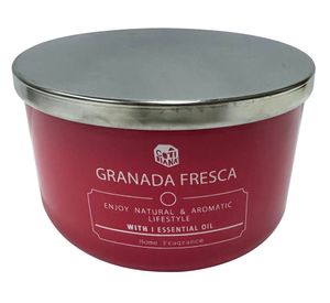 Vela 8x13 cm guinda Mundo 4