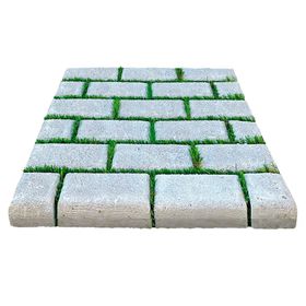 Adoquín Modular hilera con pasto artificial 50x50x4.5 cm