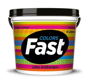 Látex 1 galón Fast antihongos Damasco mate Tricolor