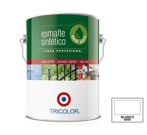 Esmalte sintético 1 galón Profesional blanco brillante Tricolor
