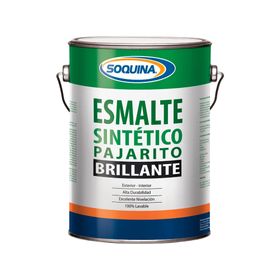 Esmalte sintético 1 galón Pajarito aluminio brillante Soquina