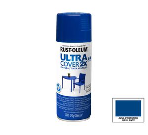 Pintura spray 430 ml Ultra cover 2X azul profundo brillante Rust-Oleum