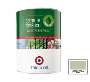 Esmalte sintético 1/4 galón Profesional blanco brillante Tricolor