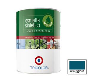 Esmalte sintético 1/4 galón Profesional azul pacífico brillante Tricolor