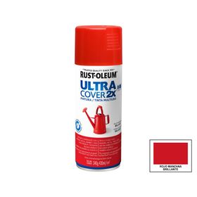Pintura spray 430 ml Ultra cover 2X rojo brillante Rust-Oleum