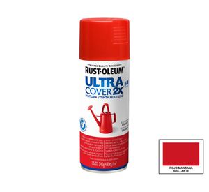 Pintura spray 430 ml Ultra cover 2X rojo brillante Rust-Oleum