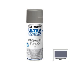Pintura spray 430 ml Ultra cover 2X gris mate Rust-Oleum