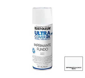 Pintura spray 430 ml Ultra cover 2X blanco Rust-Oleum