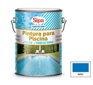 Pintura para piscina 1 galón azul Sipa