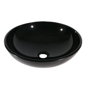 Lavamano sobreponer 42 cm negro