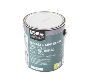 Esmalte sintético 1 galón Specialty negro brillante Behr