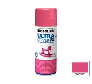 Pintura spray 430 ml Ultra cover 2X rosa intenso brillante Rust-Oleum