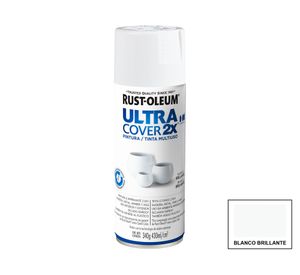 Pintura spray 430 ml Ultra cover 2X blanco brillante Rust-Oleum