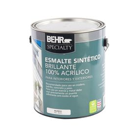 Esmalte sintético 1 galón Specialty blanco brillante Behr