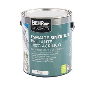 Esmalte sintético 1 galón Specialty blanco brillante Behr