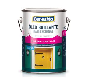 Óleo 1 galón habitacional blanco brillante ceresita