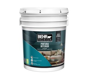 Esmalte al agua interior blanco satin Behr Premium Tineta