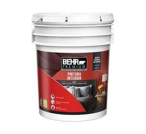 Esmalte al agua interior blanco mate Behr Premium Tineta