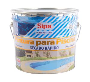 Pintura para piscina 1 tineta azul Sipa