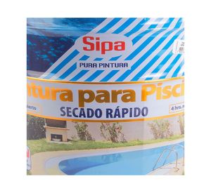Pintura para piscina 1 tineta azul Sipa