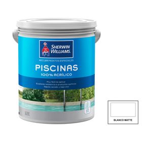 Pintura piscina base agua blanco Sherwin-Williams