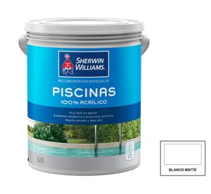 Pintura piscina base agua blanco Sherwin-Williams