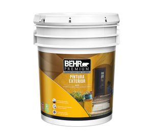 Esmalte al agua 1 tineta Premium blanco mate Behr