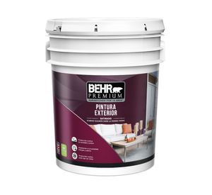 Esmalte al agua 1 tineta Premium blanco satín Behr