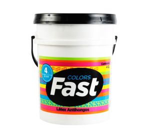 Látex 1 tineta Fast antihongos blanco Tricolor