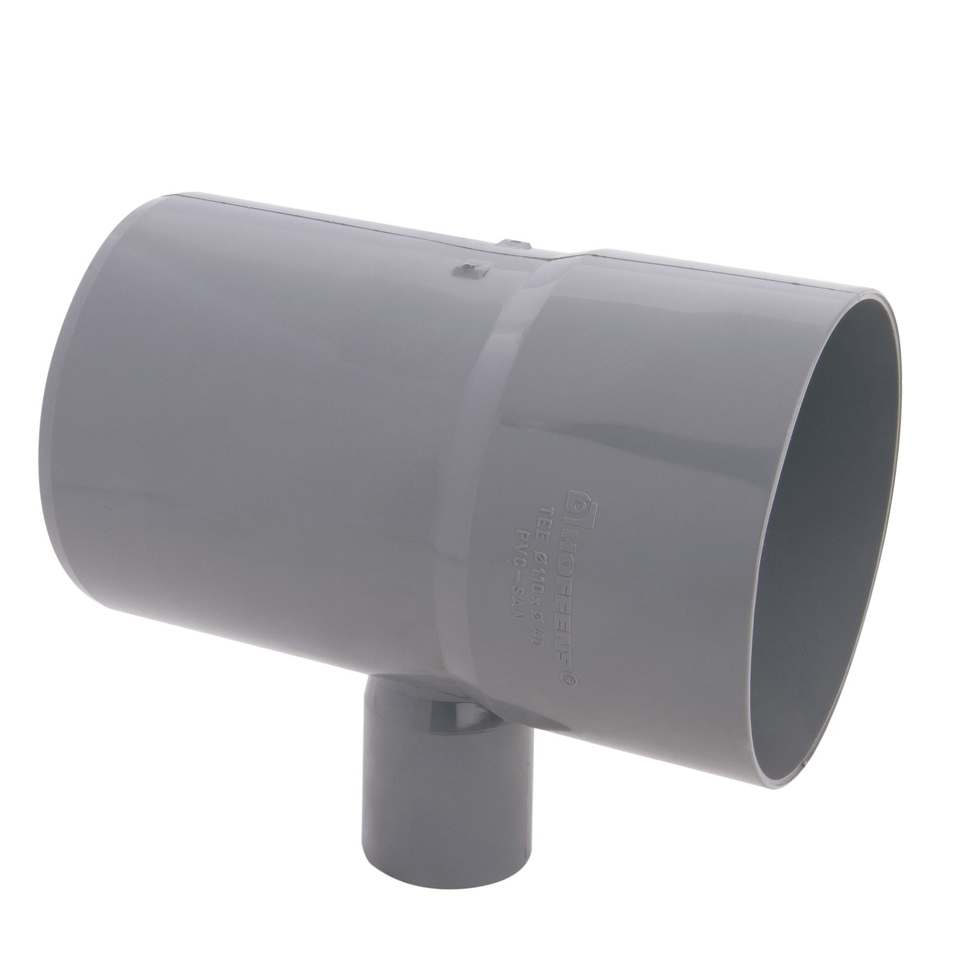 Tee reducción pvc sanitario 110 x 40 mm Hoffens