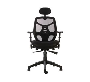 Silla de escritorio Identity con cabecero negro One Sit