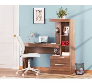 Escritorio 2 cajones Asturias nogal Home Mobili