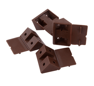 Escuadra triangular doble café Dvp