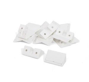 Escuadra triangular 4,5 x 2 cm doble blanco Dvp