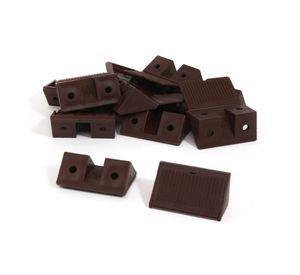 Escuadra triangular 4,5 x 2 cm doble café Dvp