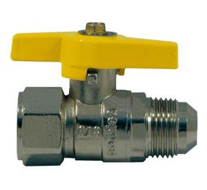 Llave de paso para gas recta 1/2 he hi Comisa