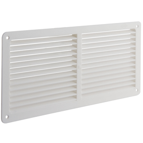 Celosía embutida  30 cm x 13,5 cm blanco Dvp