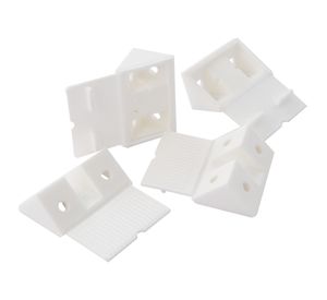 Escuadra triangular doble blanca Dvp