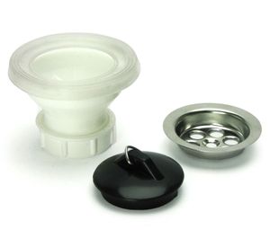 Desagüe lavatorio 1 1/4 tapón y cadena Hoffens