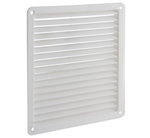 Celosía embutida  17 cm x 17 cm blanco Dvp