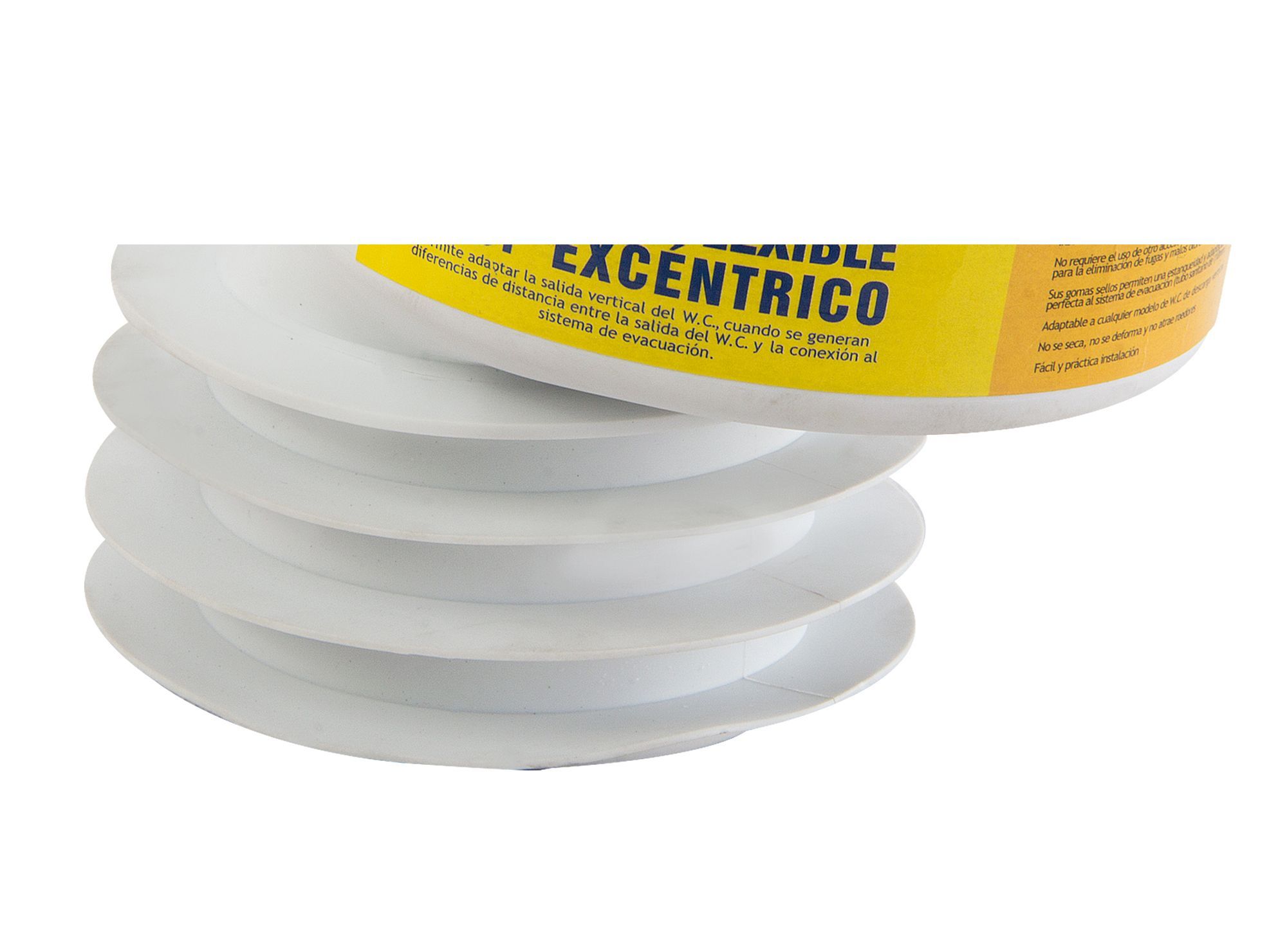 Manguito WC Flexible Excentrico Hoffens
